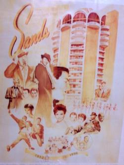 SANDS HOTEL / CASINO 1996 LIMITED EDITION POSTER