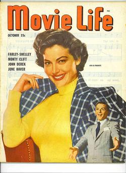 MOVIE LIFE / OCTOBER 1951 / FS. & AVA GARDNER ON COVER