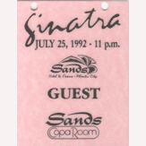 Backstage Pass: July 25, '92