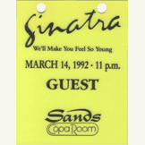 Backstage Pass: March 14, '92 11PM Show