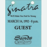 Backstage Pass: March 14, '92 8PM Show