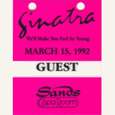 Backstage Pass: March 15, '92