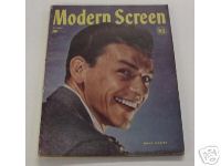 MODERN SCREEN MAGAZINE OCTOBER 1945 / GREAT SINATRA COVER