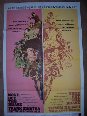 NONE BUT THE BRAVE /1965/ POSTER