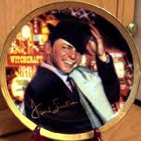 SINATRA / FRANKLIN MINT MUSICAL PLATE PLAYS FS SINGING WITCHCRAF