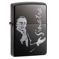 Sinatra Black Ice Zippo Lighter